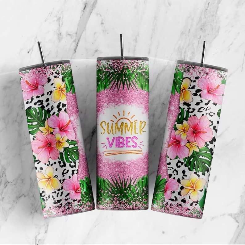 Summer Vibes 20oz tumbler