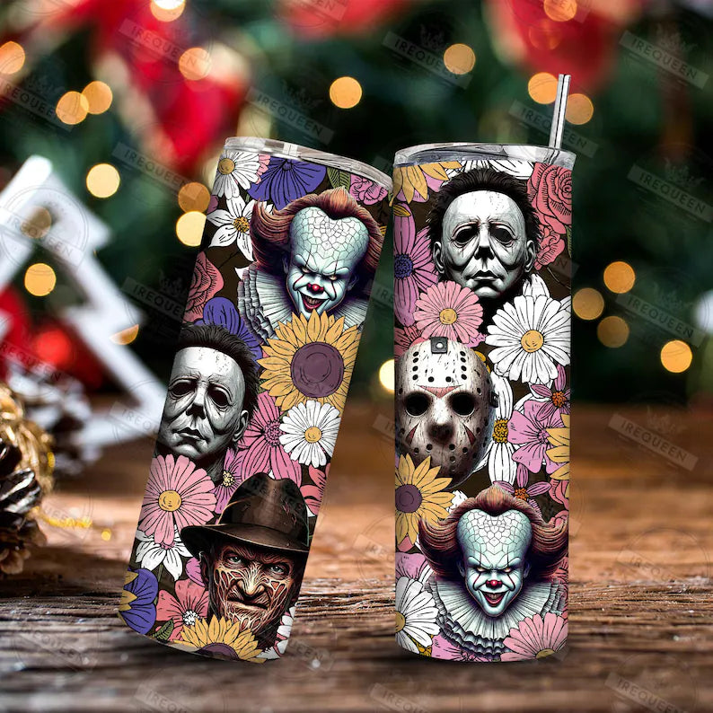 FLORAL HORROR 20OZ TUMBLER