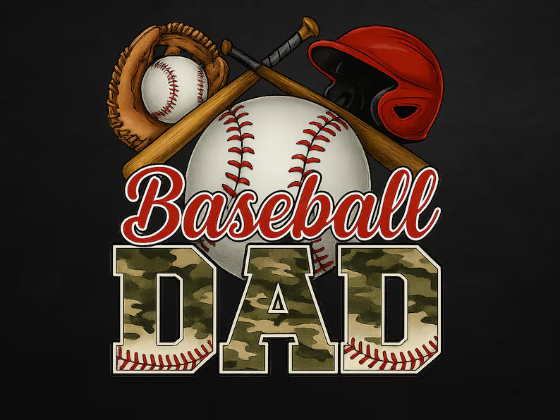 BASEBALL DAD GRAPHIC TEE