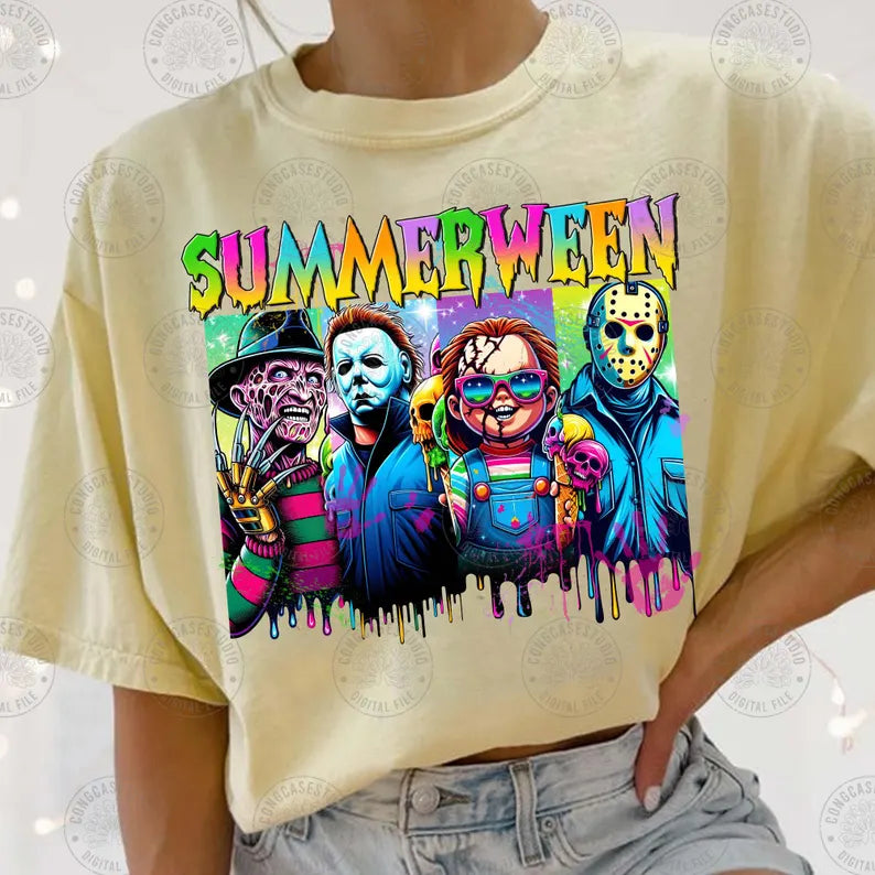 NEON SUMMERWEEN graphic tee