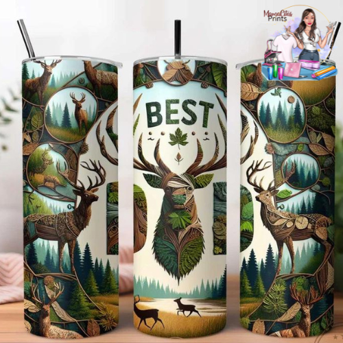 BEST DAD HUNTING STYLE 20OZ TUMBLER