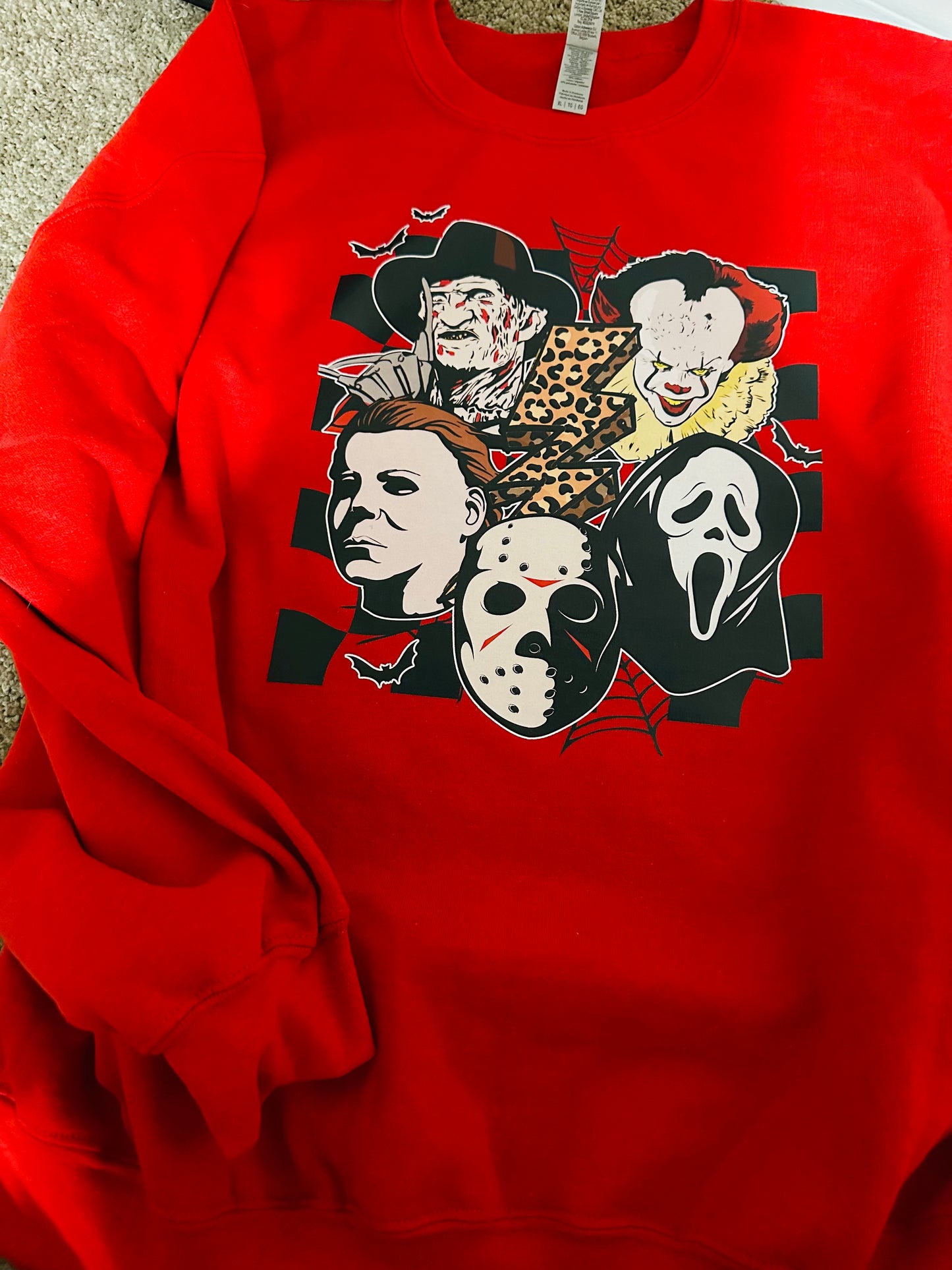 Retro Blood Red ‼️ Crewneck sweatshirt