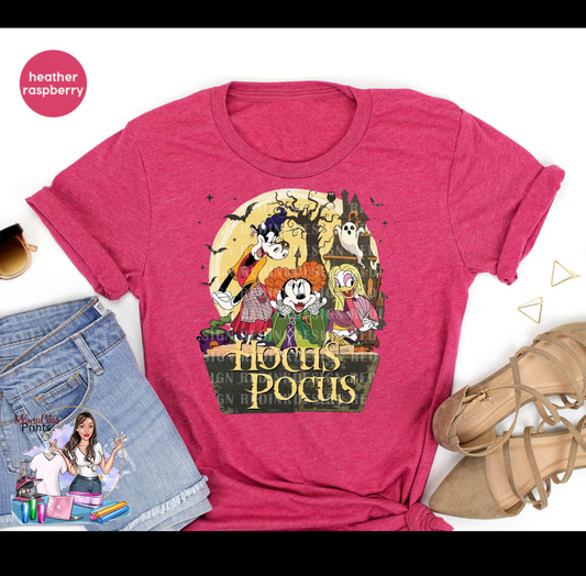 HOCUS POCUS CHARACTERS GRAPHIC TEE