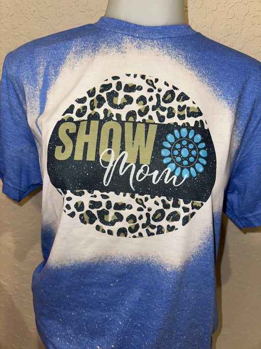 Show mom blue sublimation tee