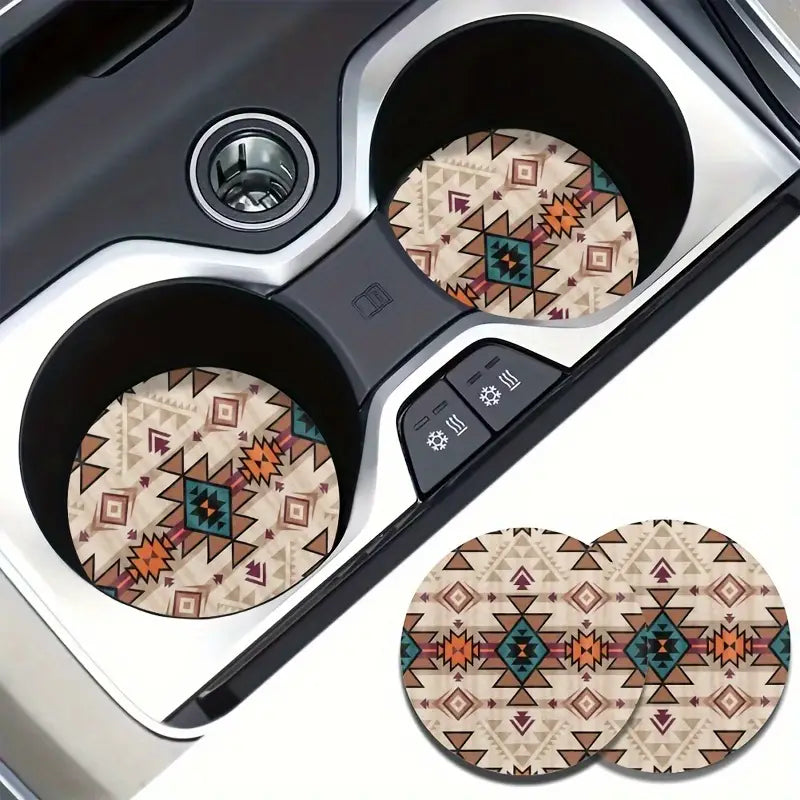 BOHO 2PC CAR COASTERS