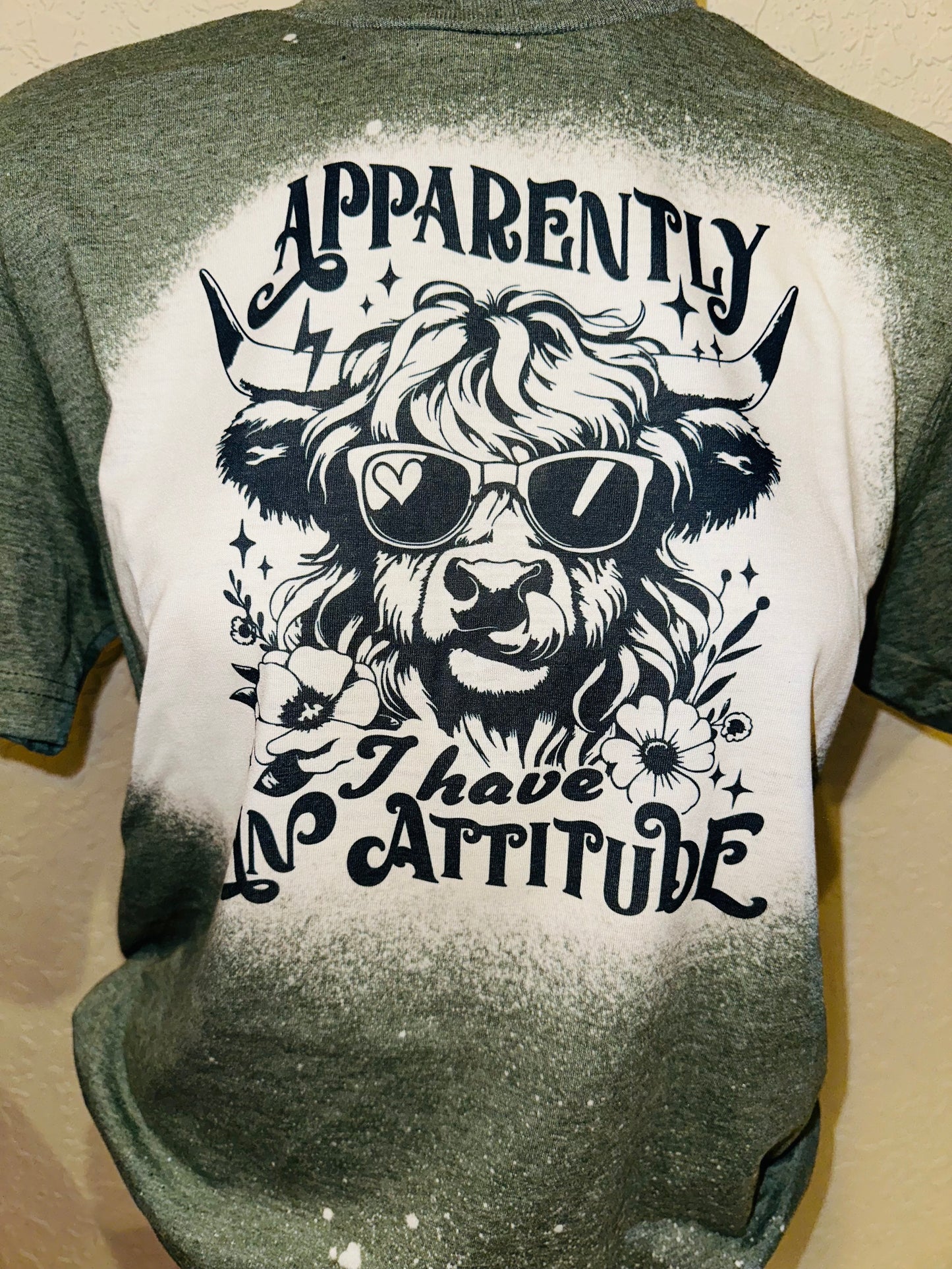 I apparently have an attitude sublimation tee