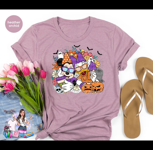 MINNIE AND DAISY SPOOK GRAPHIC TEE