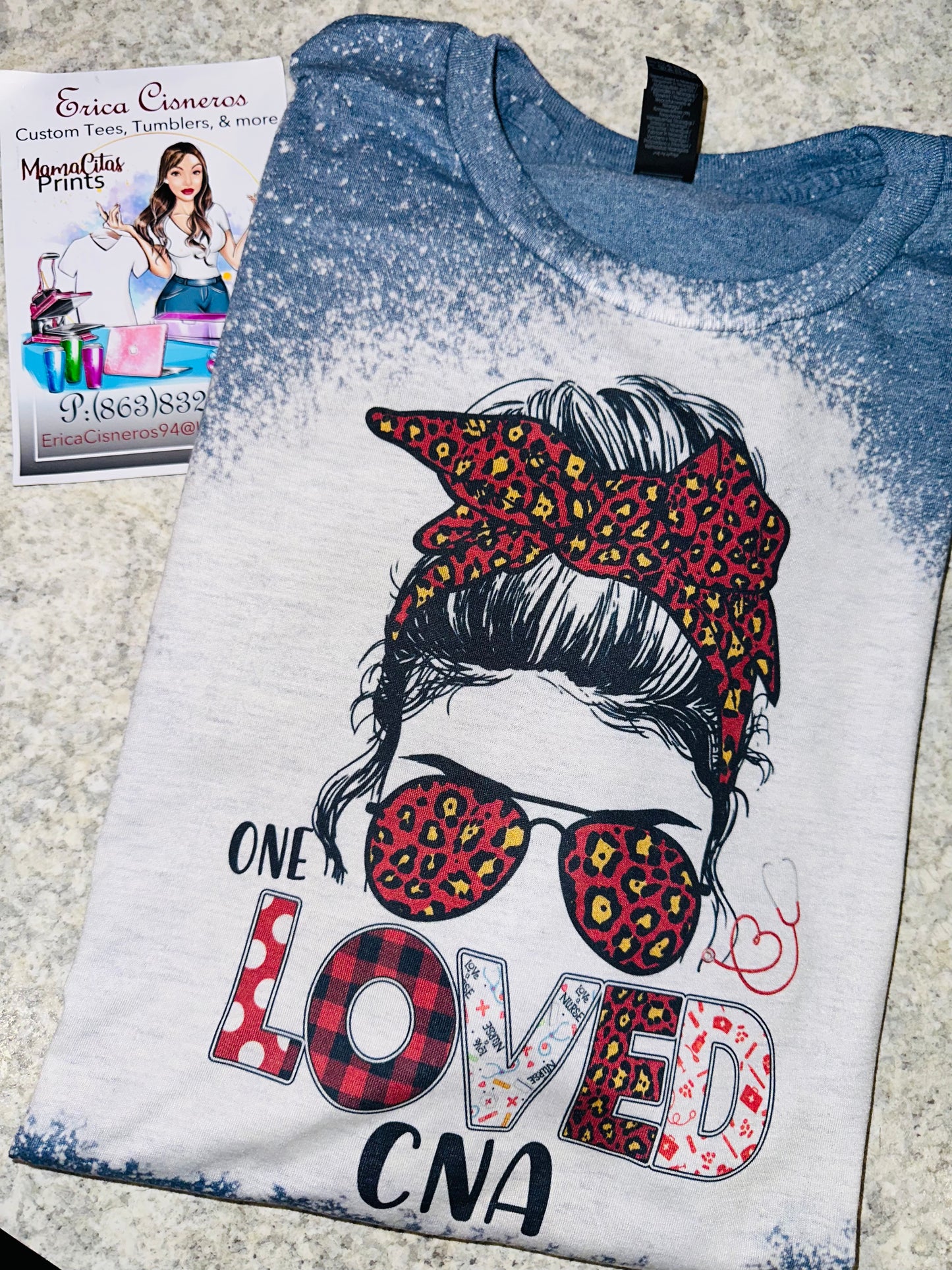 One loved CNA sublimation tee