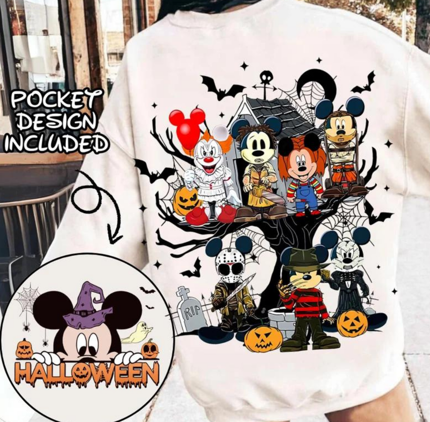 HALLOWEENTOWN MICKEY STYLE CREWNECK