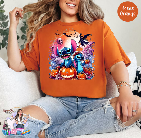 SPOOKY STITCH HALLOWEEN GRAPHIC TEE