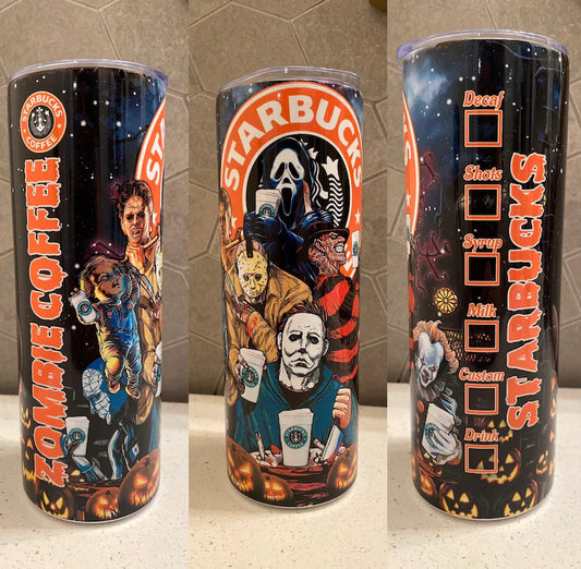 New STARBUCKS horror 20oz tumbler