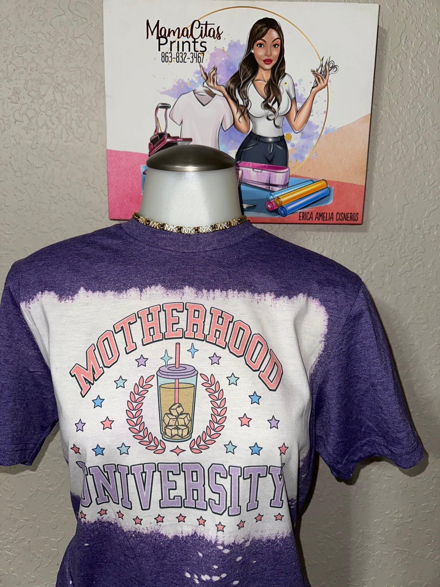 MotherHood University sublimation tee