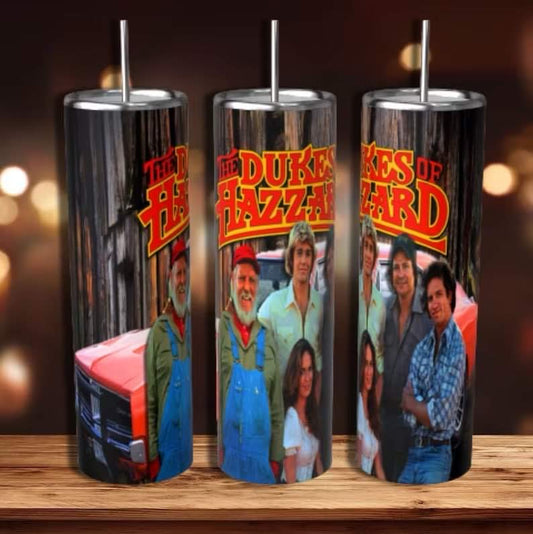 Dukes of hazard  20oz tumbler