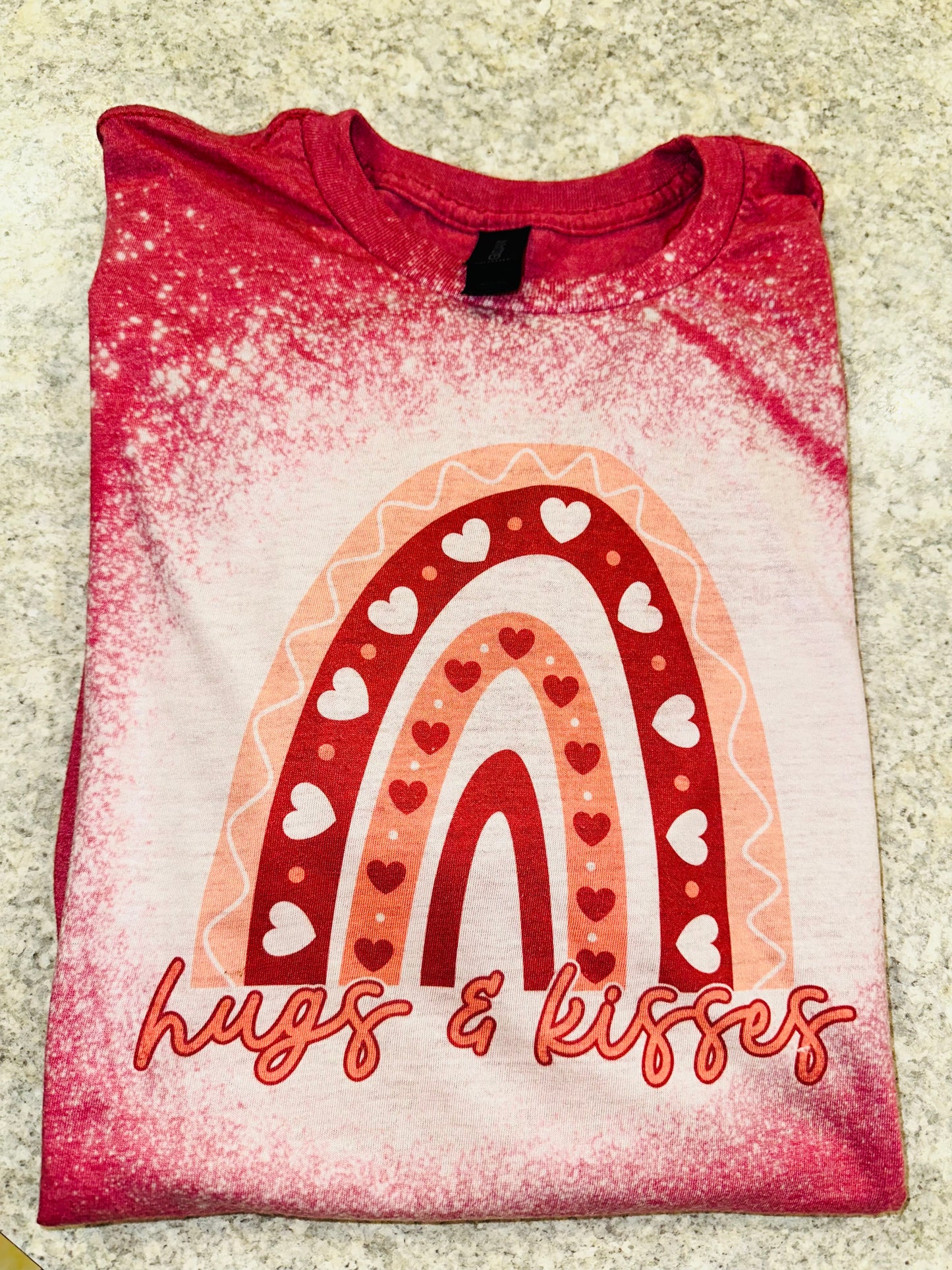 Hugs and kisses sublimation tee