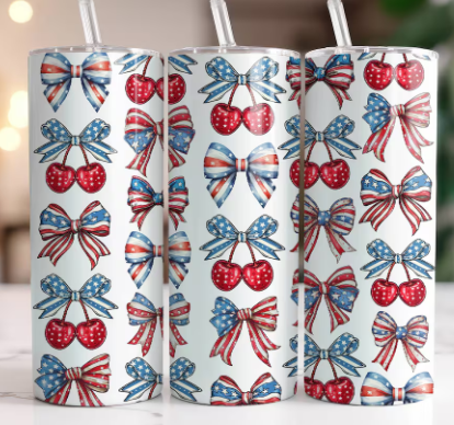 4th of July 20oz tumbler