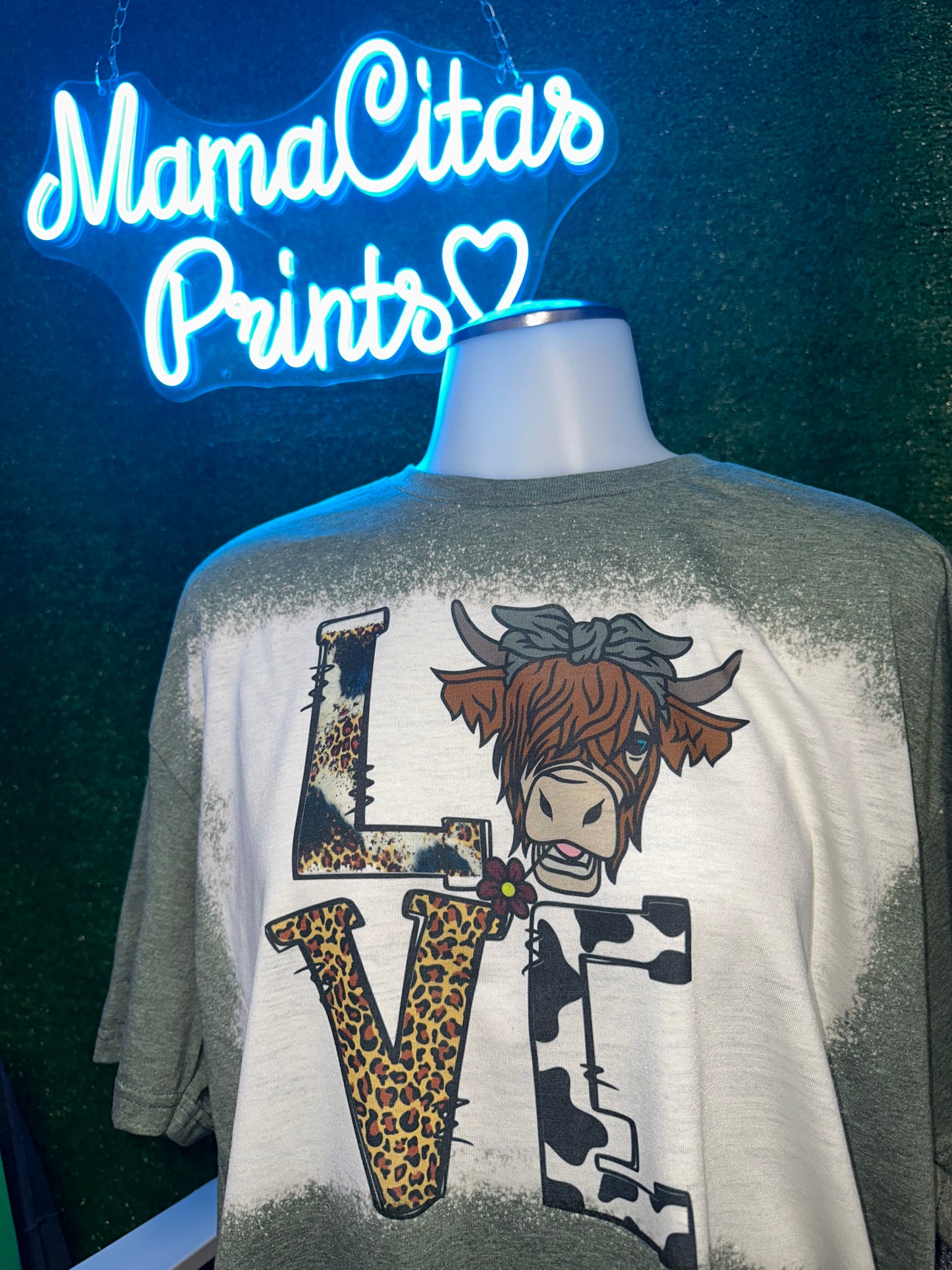 LOVE 🐮 sublimation tee