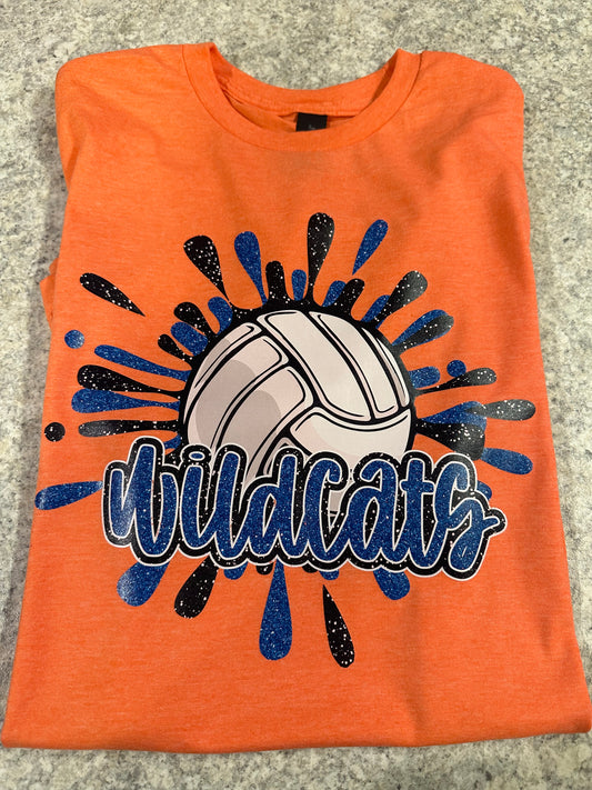 Wildcats Volleyball graphic tee