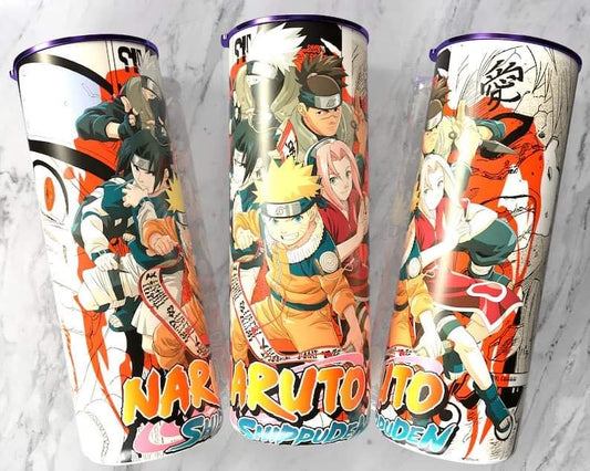 Naruto and friends  20oz tumbler