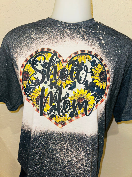 Show mom sunflower sublimation tee