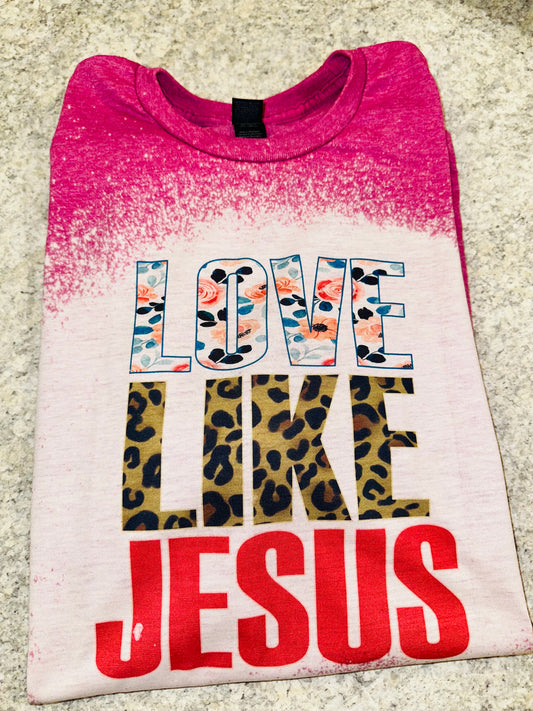 Live like Jesus sublimation tee