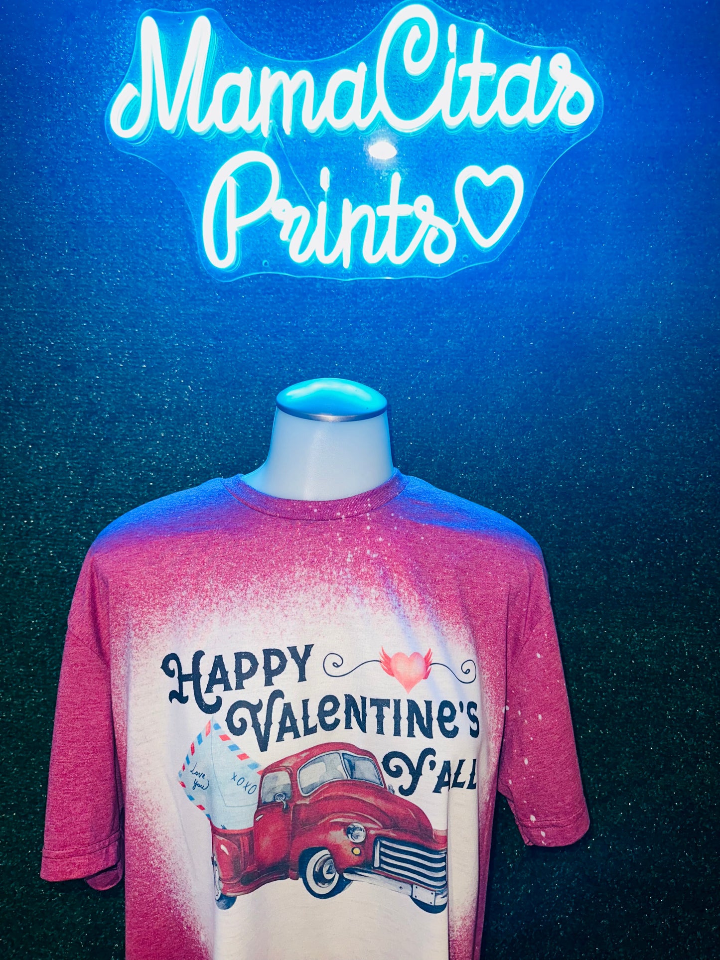 Happy valentines y’all sublimation tee