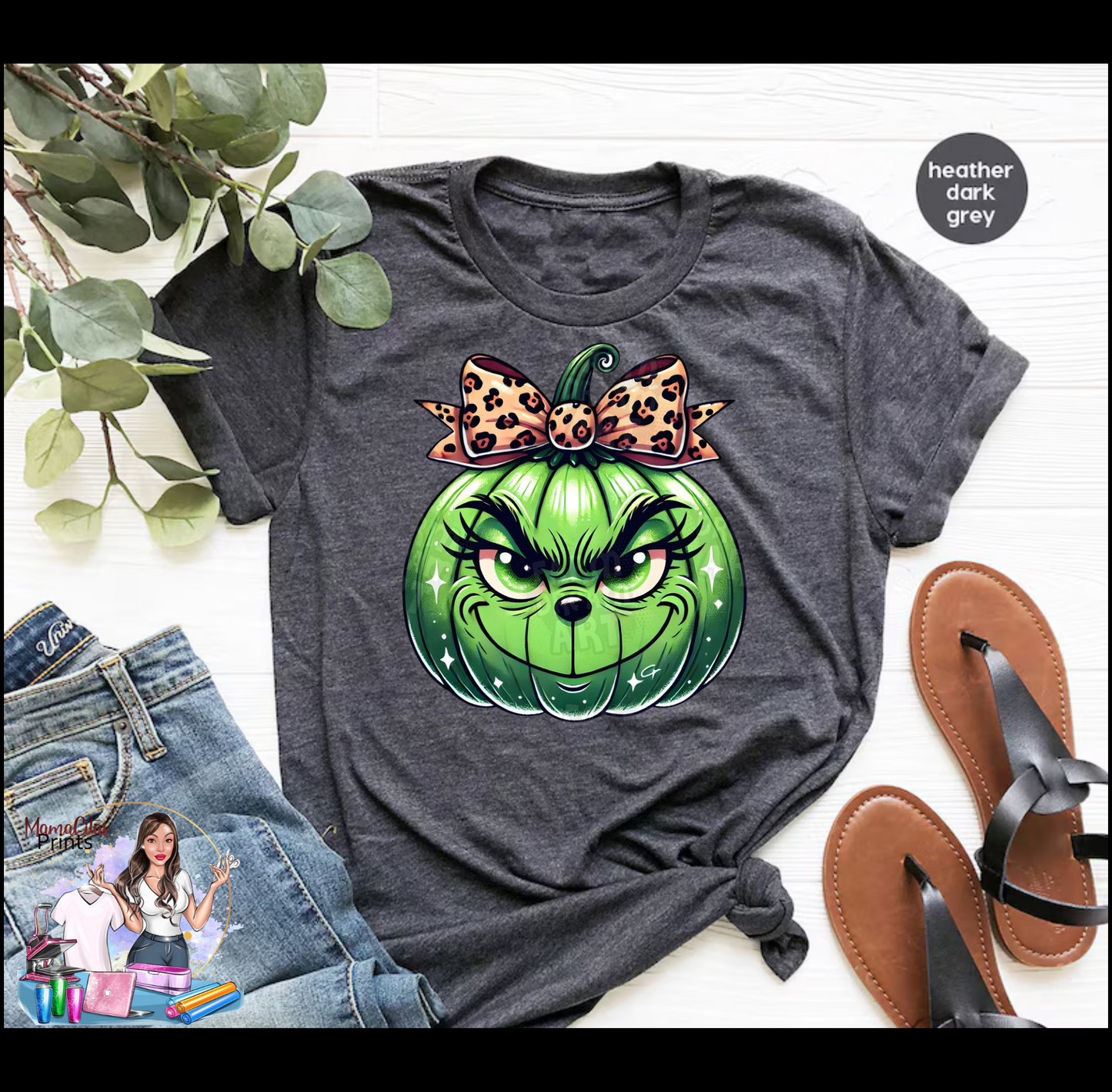 GRINCHY PUMPKIN GRAPHIC TEE