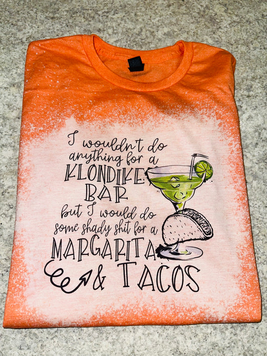 Margarita and tacos sublimation tee