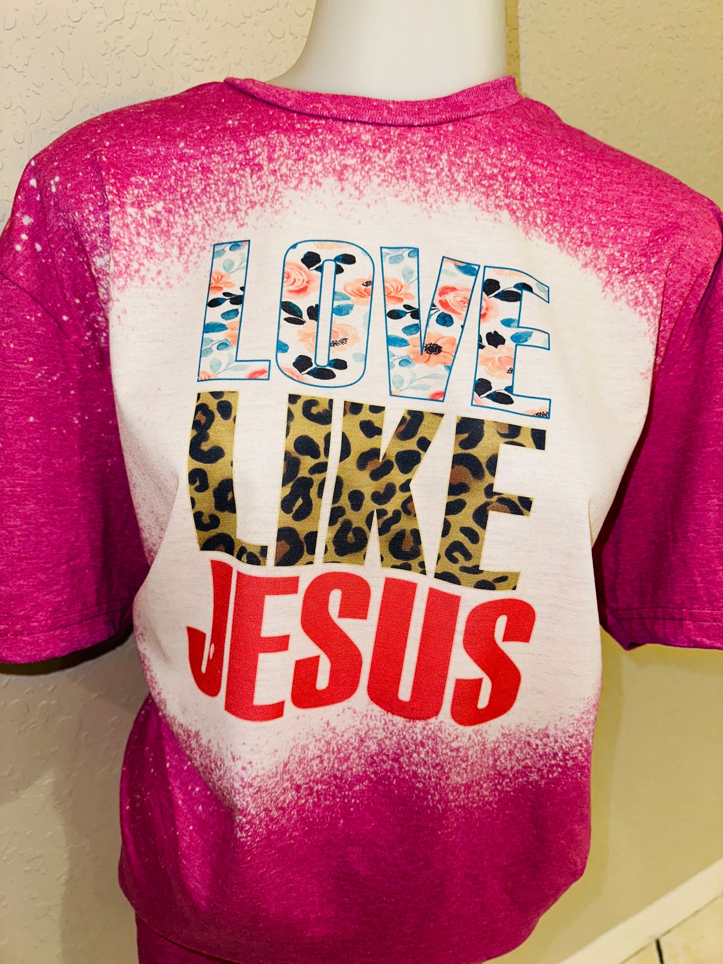 Live like Jesus sublimation tee