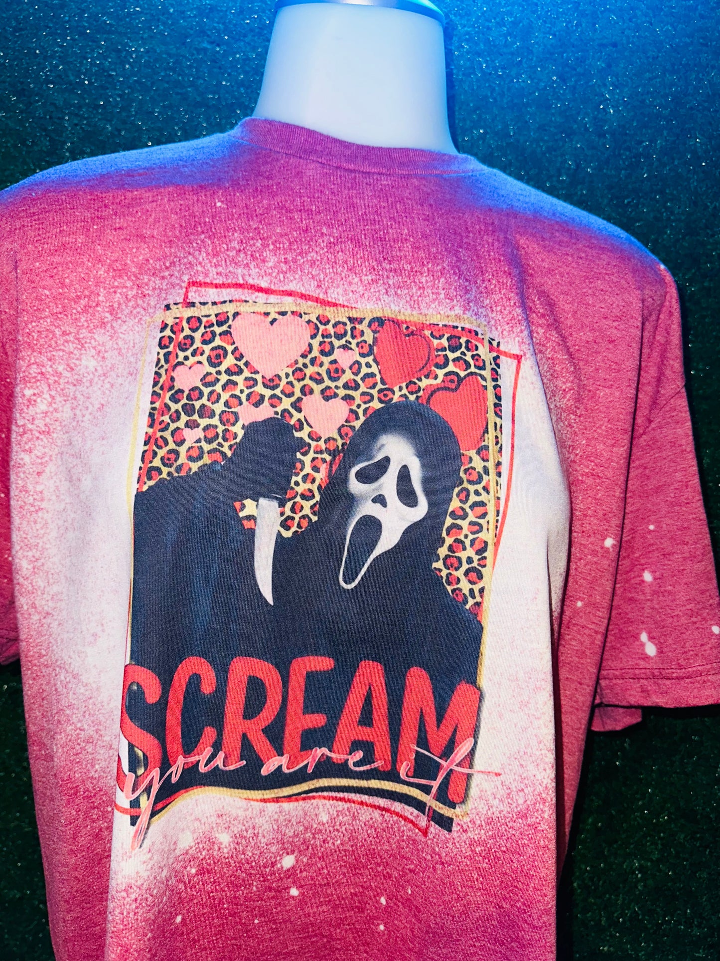 Scream love sublimation tee