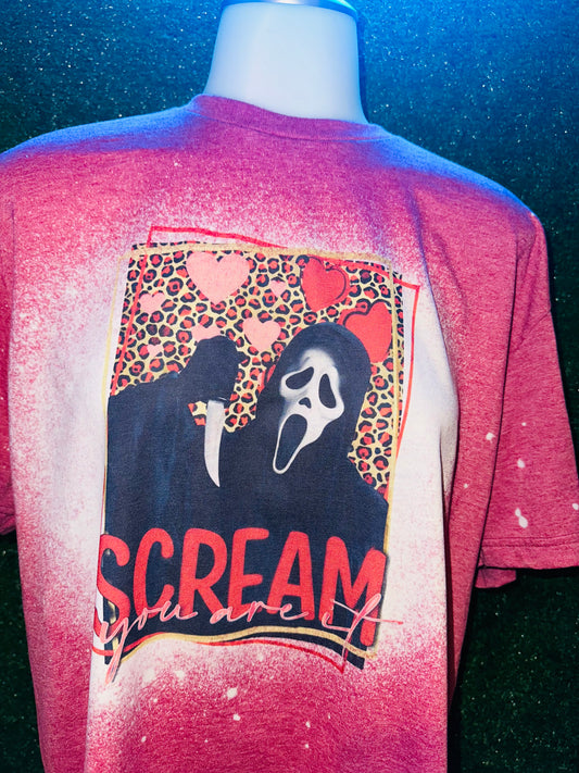 Scream love sublimation tee