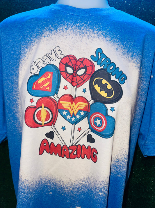 Brave strong amazing sublimation tee