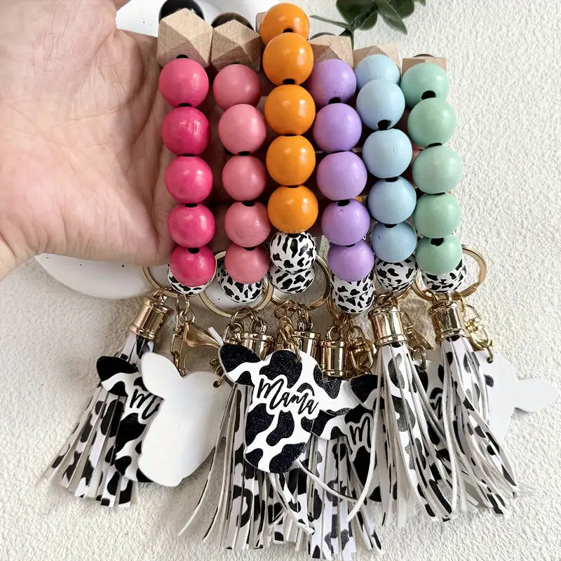 MULTI COLOR COW WRISTLET