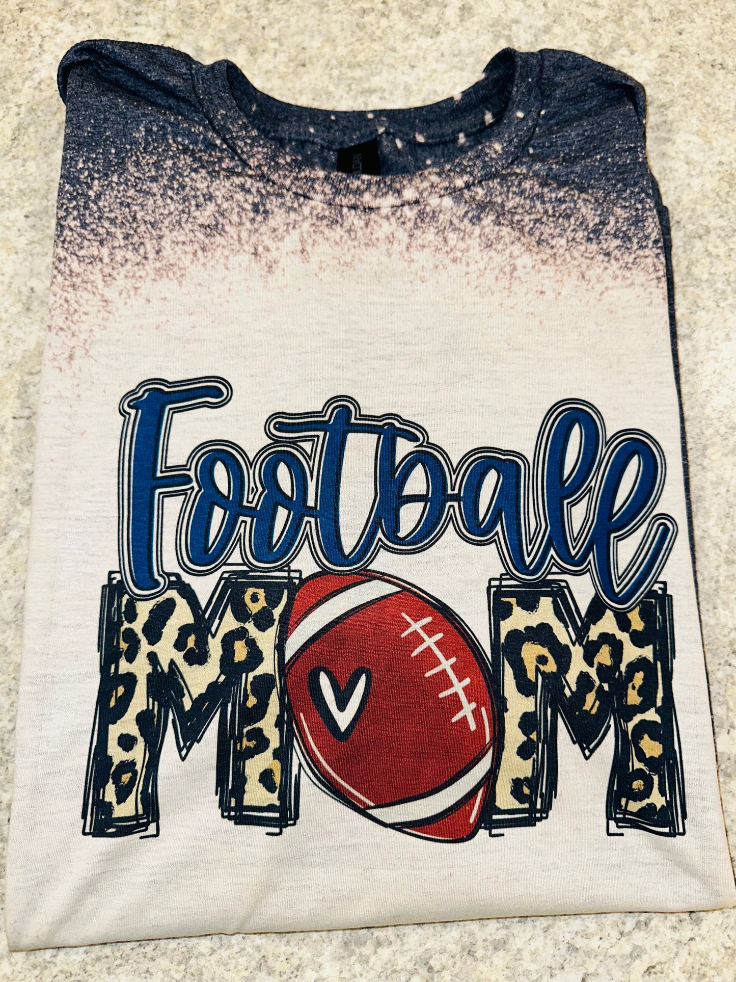 Football mom sublimation tee