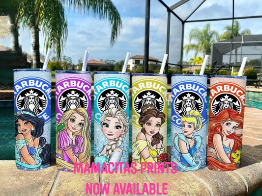 Disneys princesses  20oz tumbler