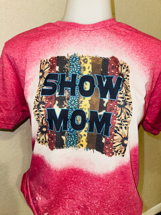 Western show mom sublimation tee