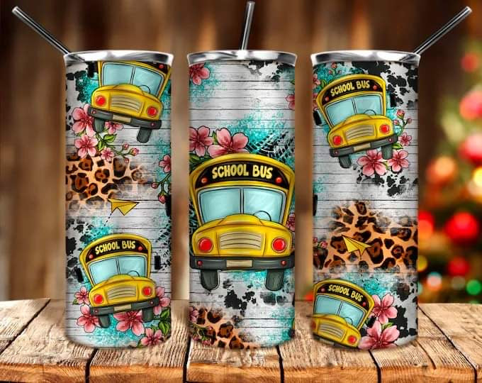 School Bus 20oz Tumbler