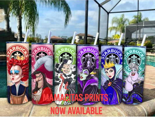 Disneys VILLAINS  20oz tumbler