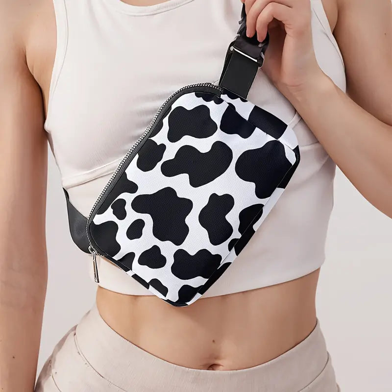 cow print crossbody