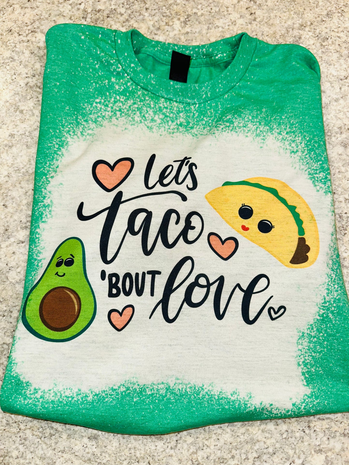 Let’s taco bout love sublimation tee