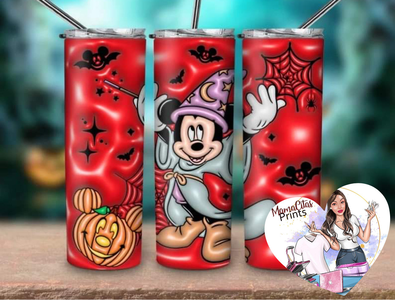 Mickeys Halloween 🎃 3D 20oz tumbler