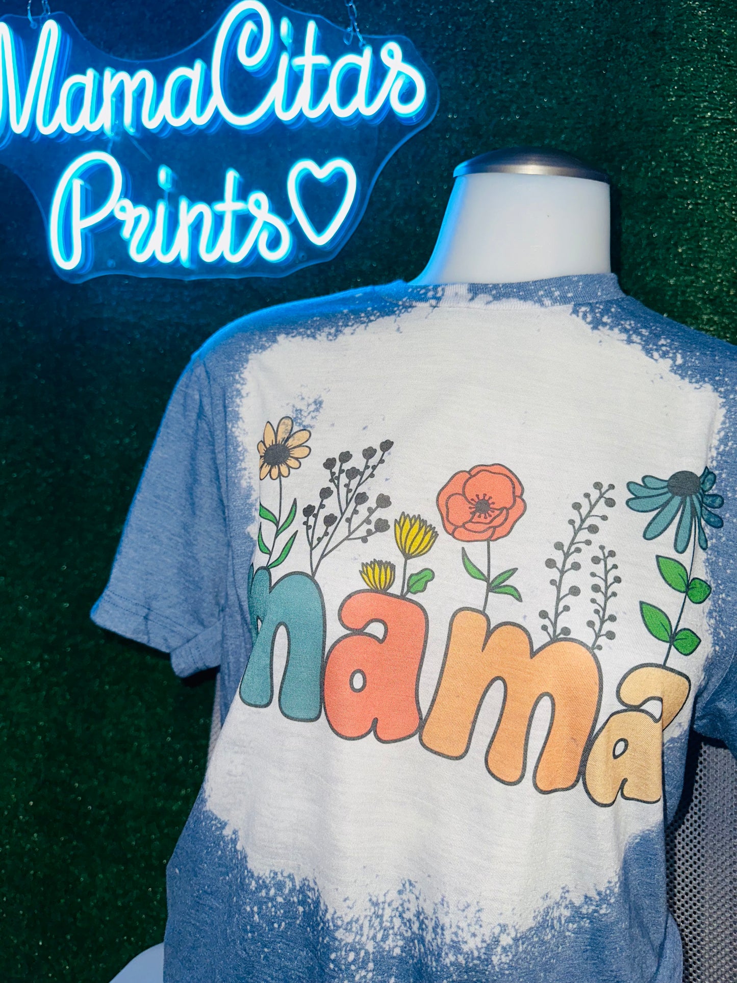 Mama Growing Flowers 💐 sublimation tee