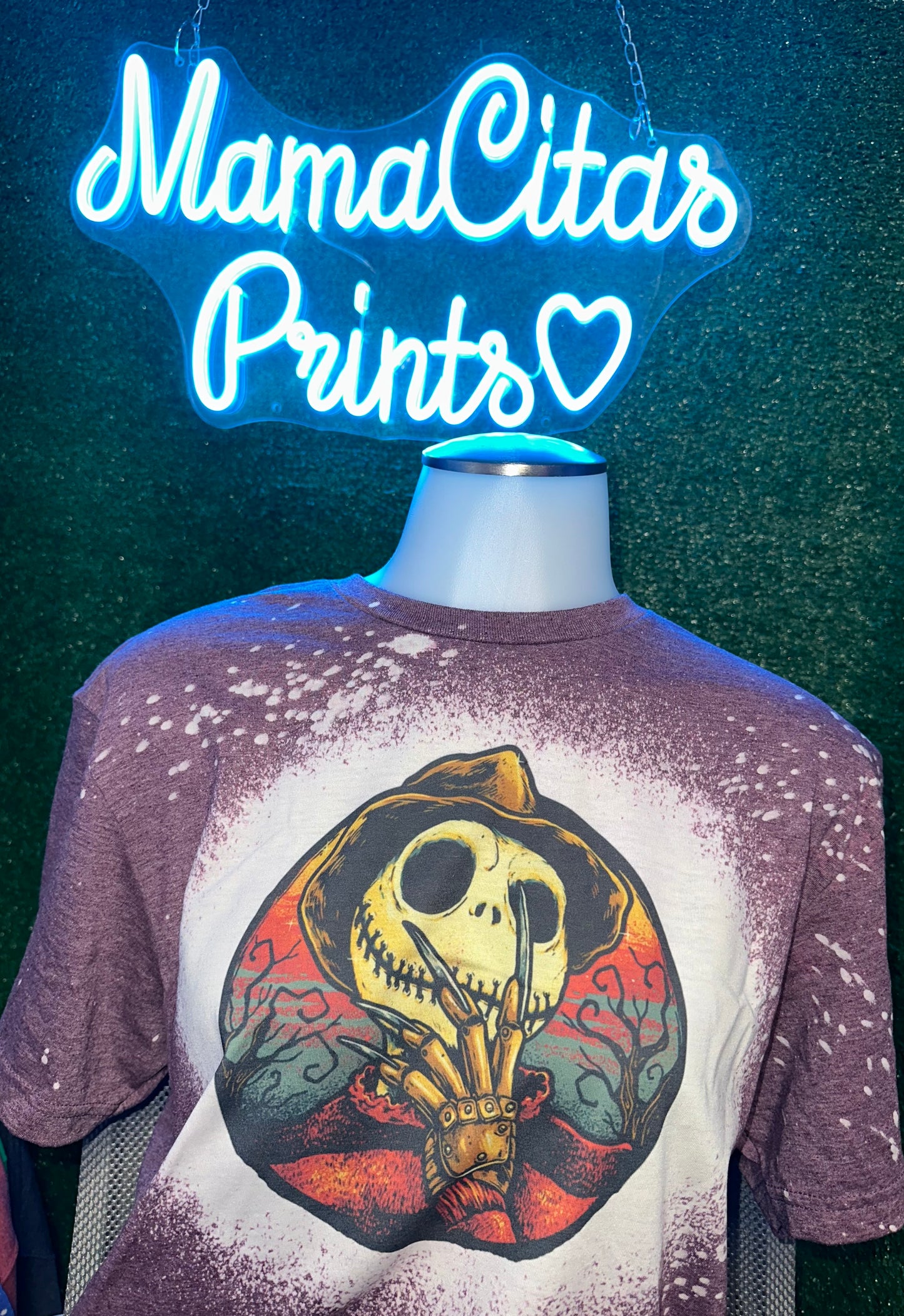 Jack The Skeleton sublimation tee