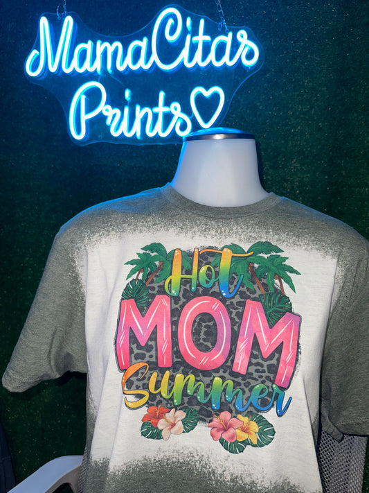 Hot mom summer sublimation tee