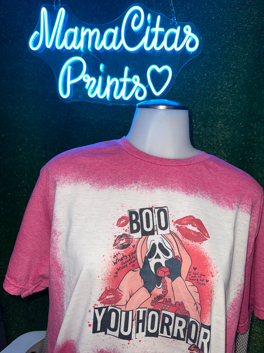 BOO you HORROR sublimation tee