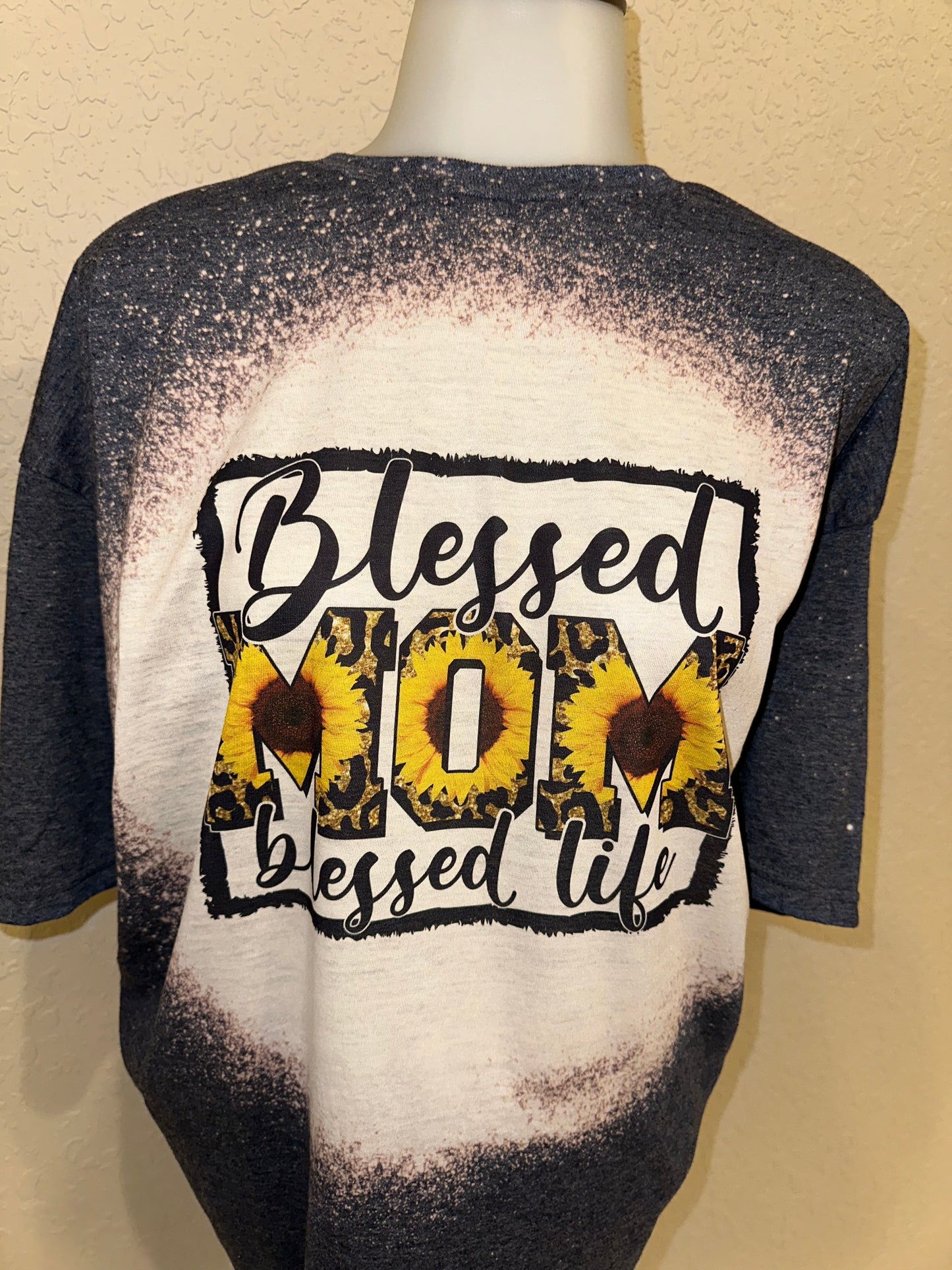 Blessed mom blessed life sublimation tee