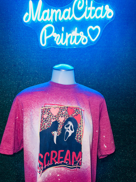 Scream love sublimation tee