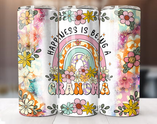 Happiness is being a grandma 20oz tumbler