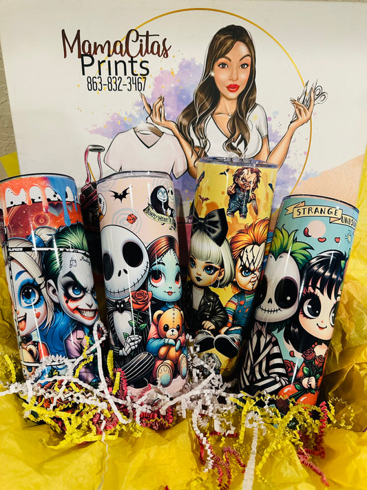 Horror Babies FULL set 4- 20oz tumblers