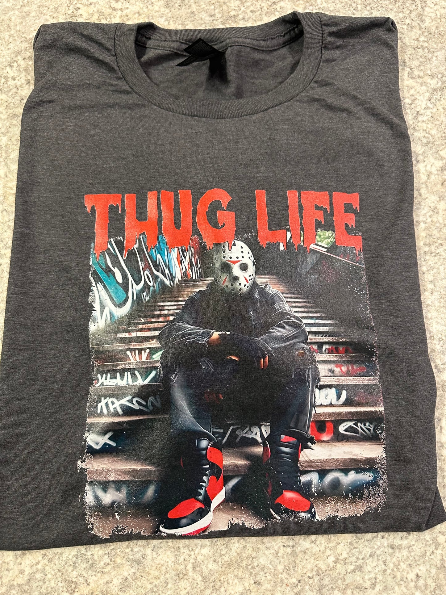 Thug life horror graphic tees