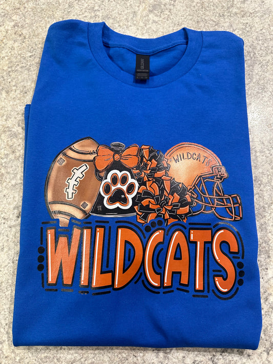 Wildcats graphic tee